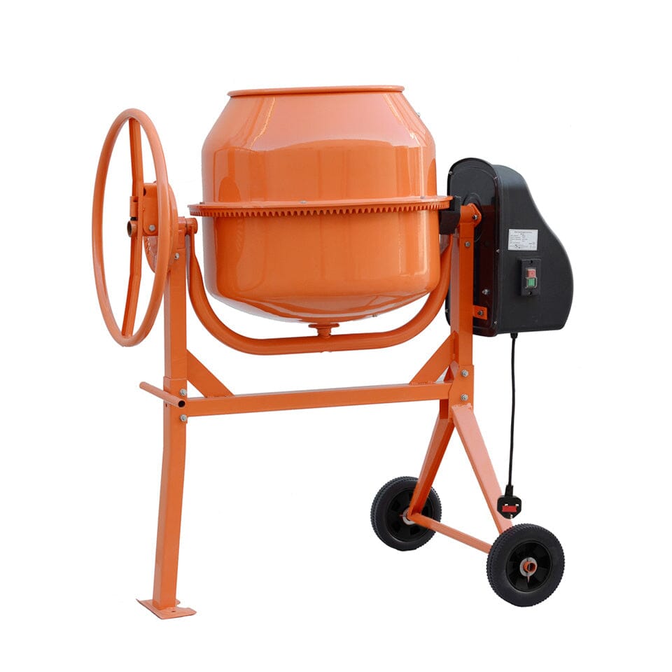 120 L Durable and Versatile Cement Mixer with Wheels