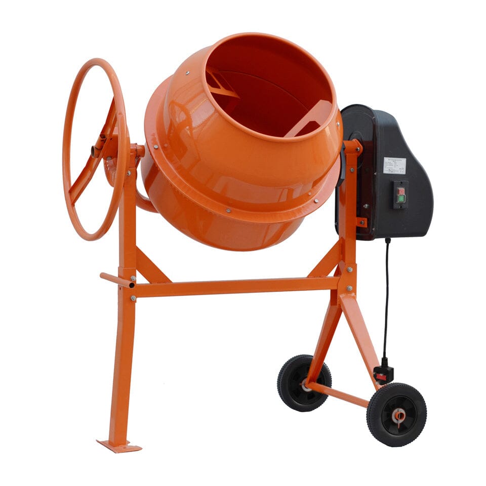 120 L Durable and Versatile Cement Mixer with Wheels