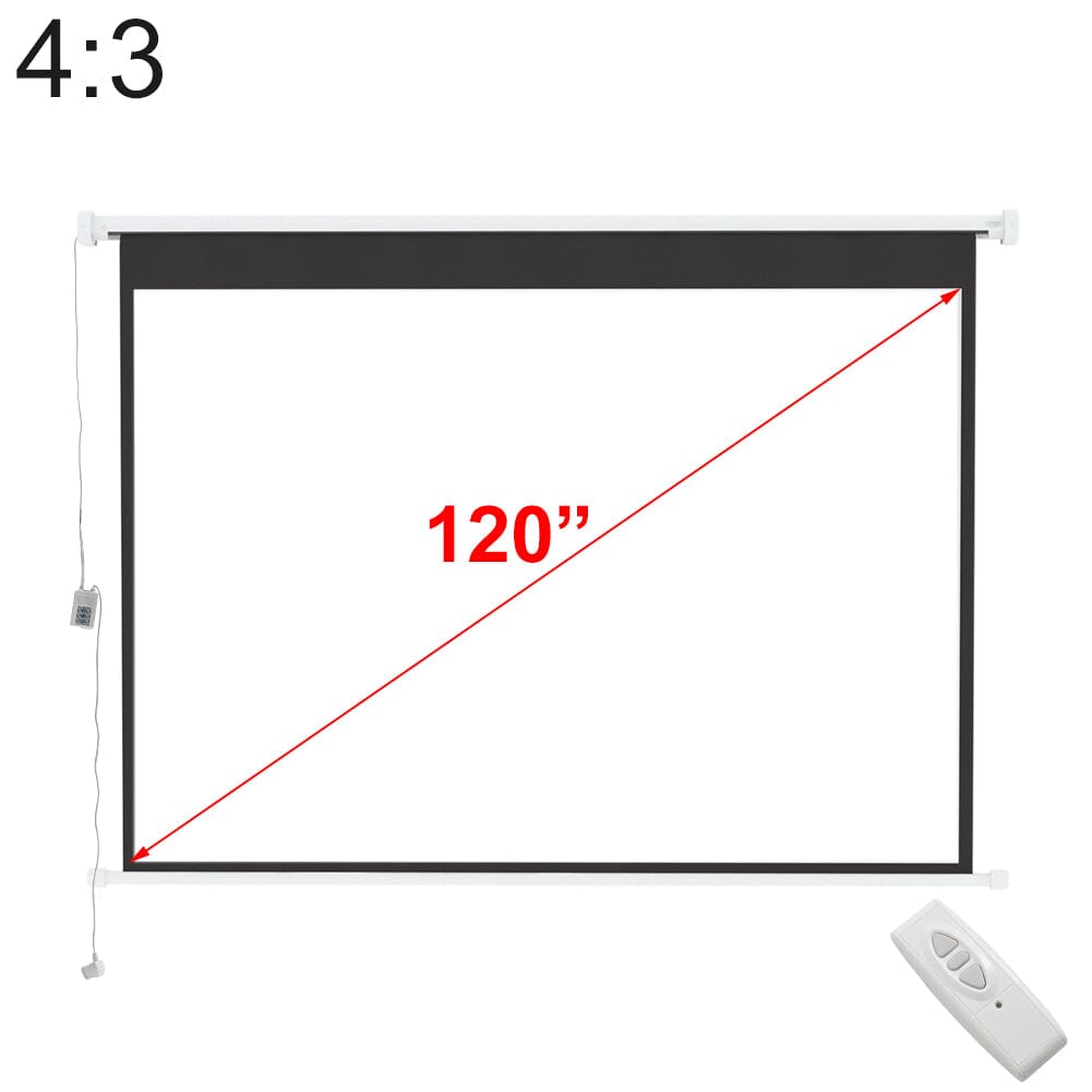 120 Inch Diagonal Electric Projector Screen