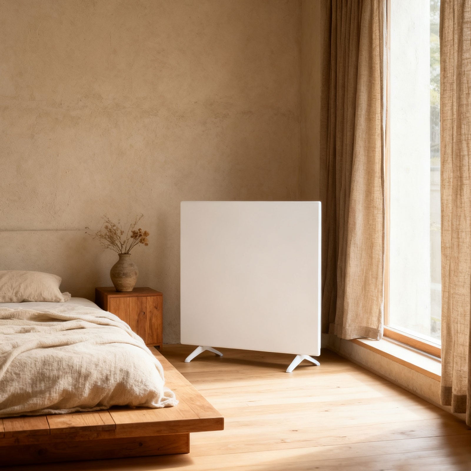 1000W/1500W/2000W Freestanding Convection Heater with Timer Function