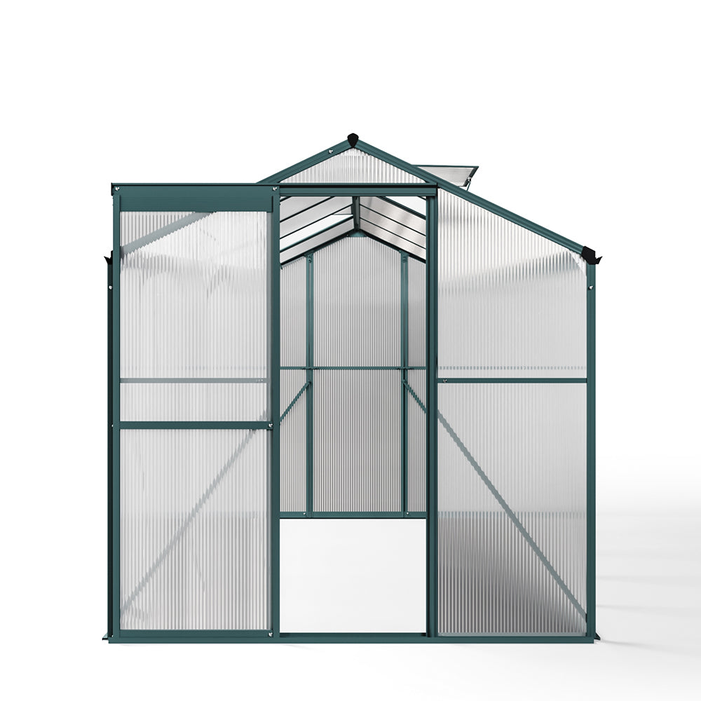 10 x 6 ft  Aluminium Hobby Greenhouse with Base